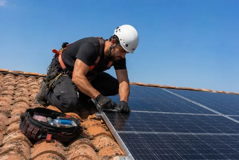 Maintenance et monitoring de panneaux solaires à Montbrun-Bocage